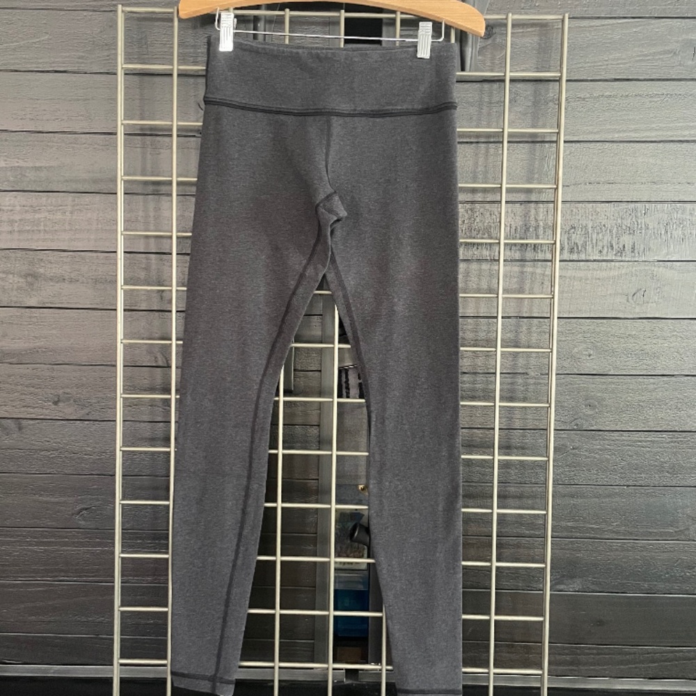 LULULEMON Wunder Under, Heather Charcoal, Tall sz 6